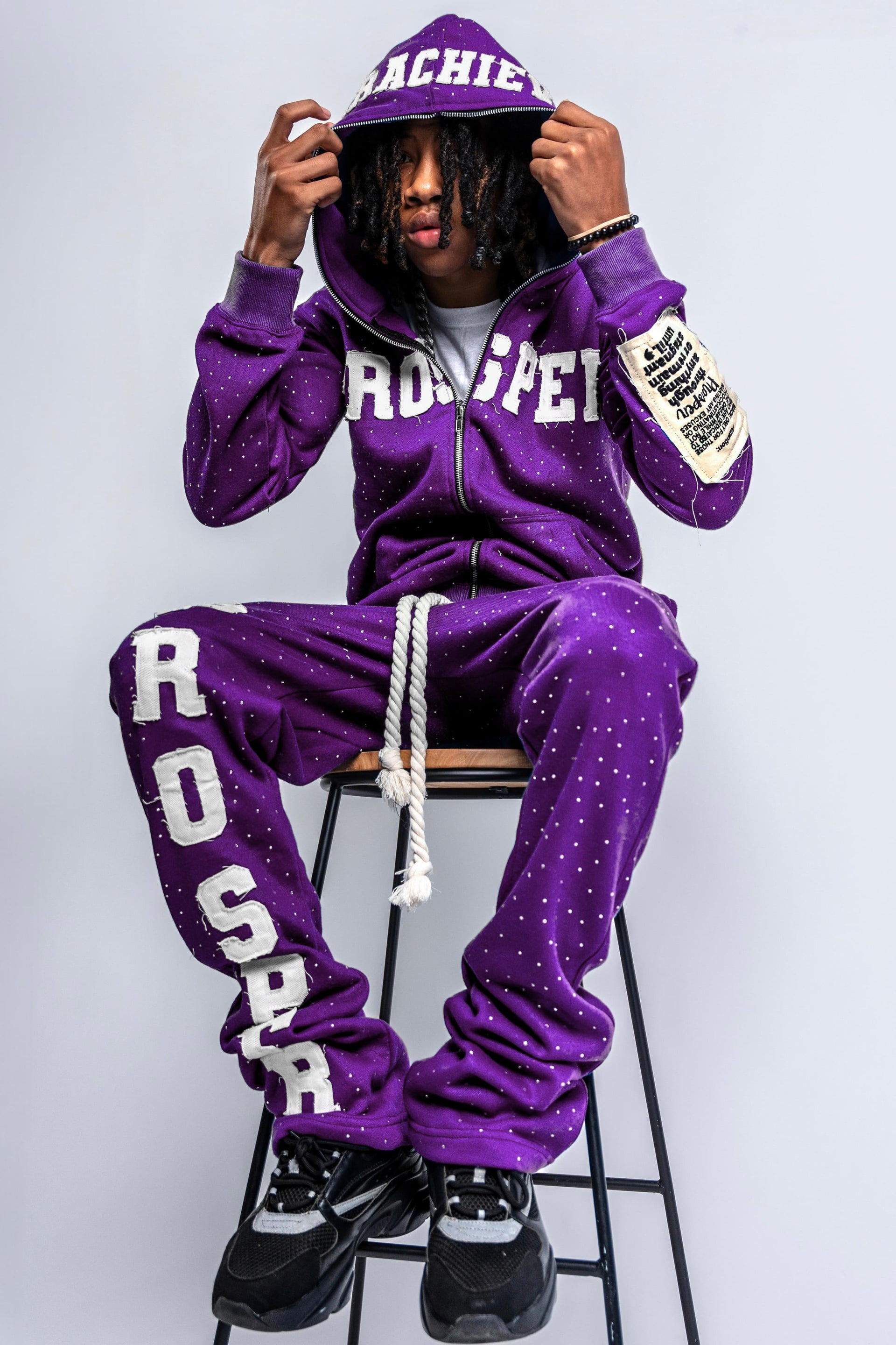 PURPLE JACKET + FREE PANTS = FREE ITEM