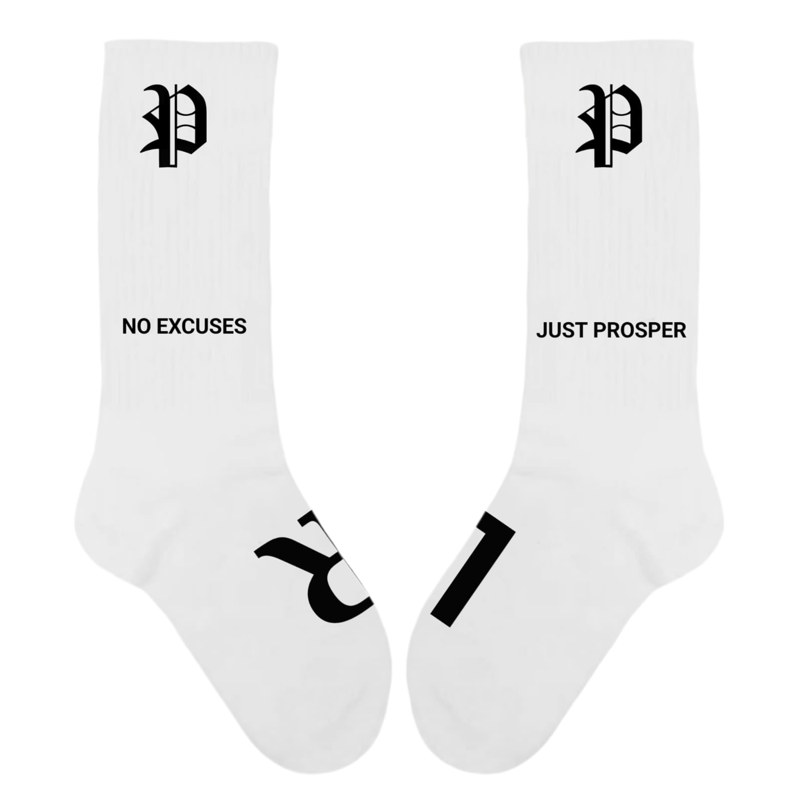 PREVAIL SOCKS WHITE