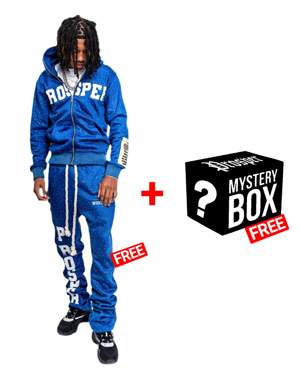 ROYAL BLUE JACKET + FREE PANTS = FREE ITEM