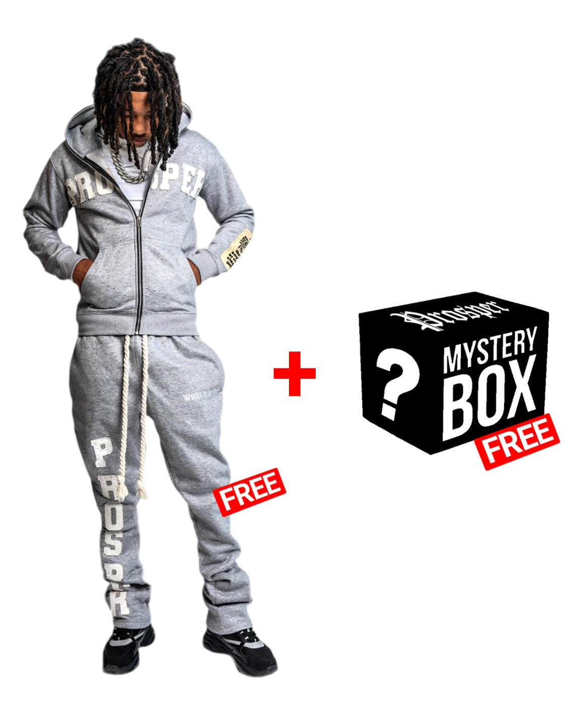 GRAY JACKET + FREE PANTS = FREE ITEM