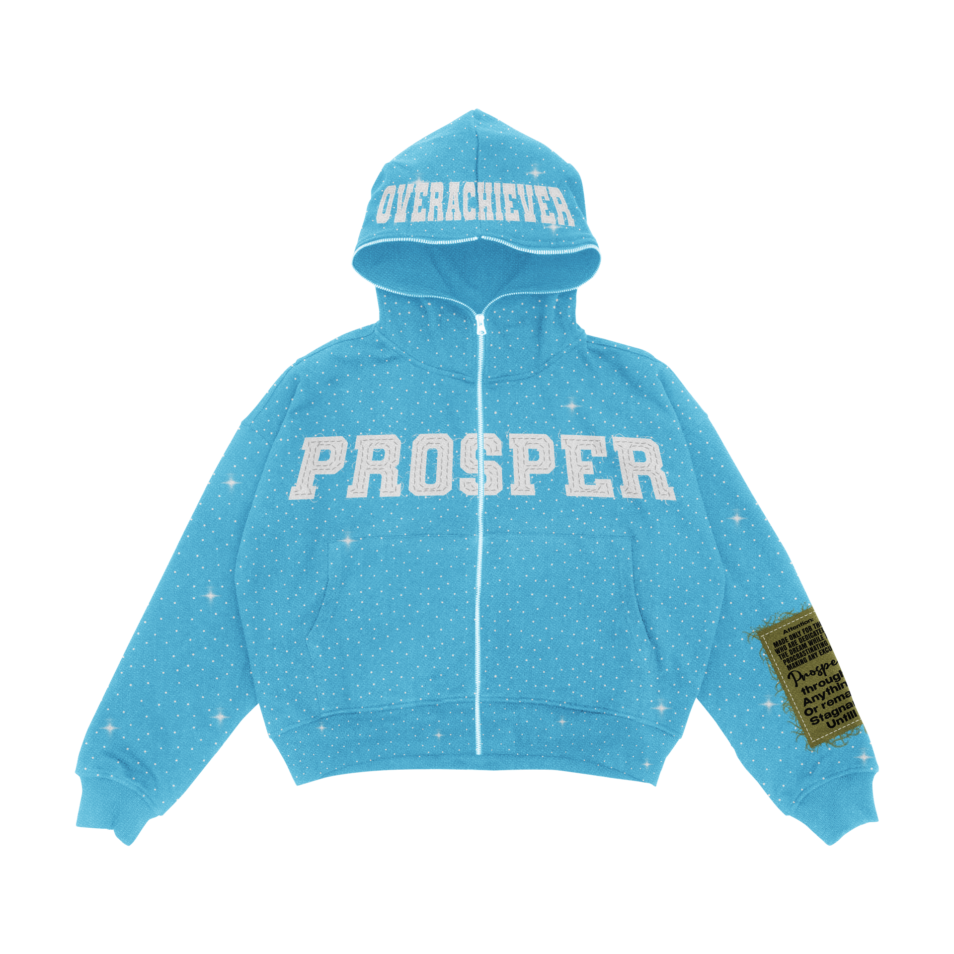 "LIGHT BLUE" ZIP UP