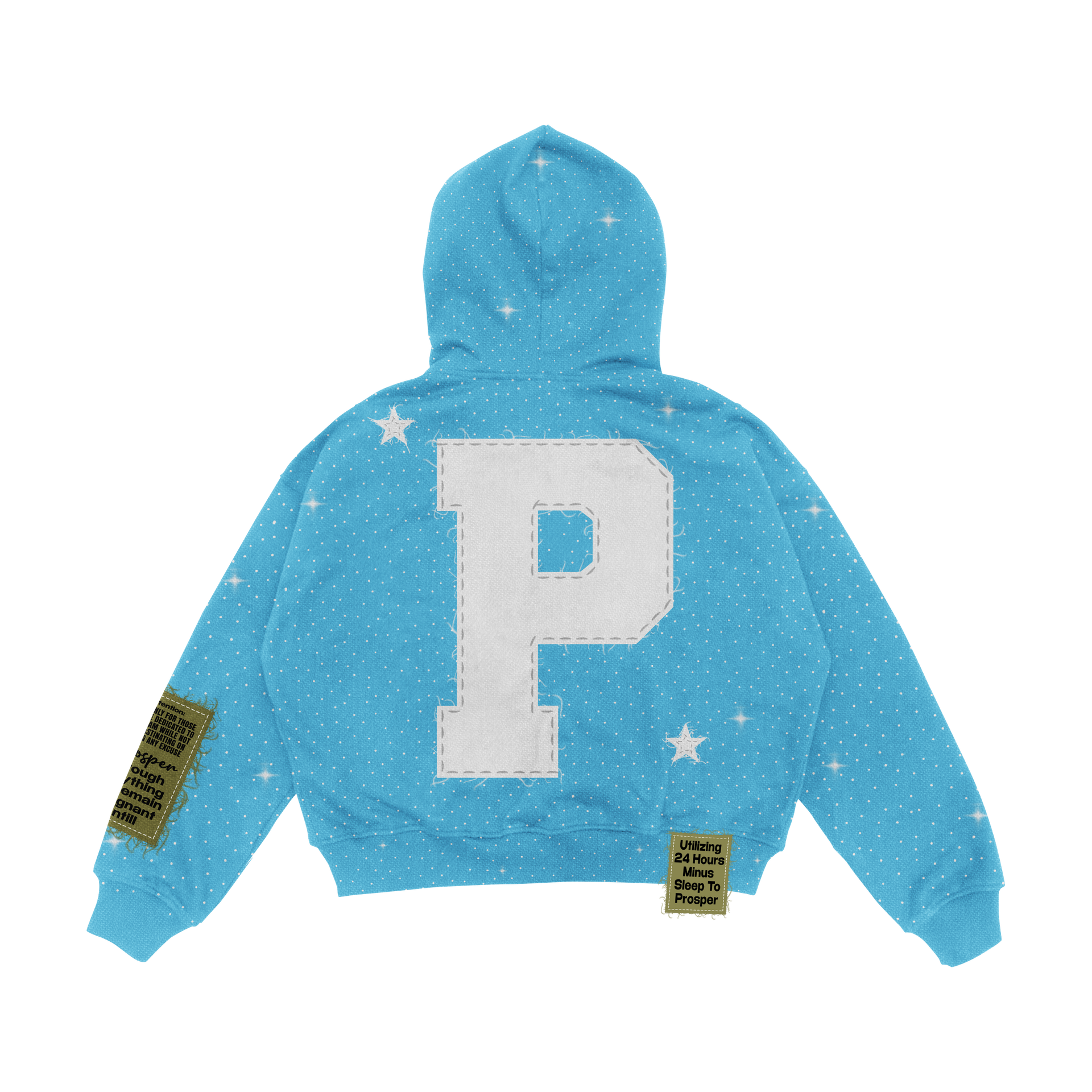 "LIGHT BLUE" ZIP UP